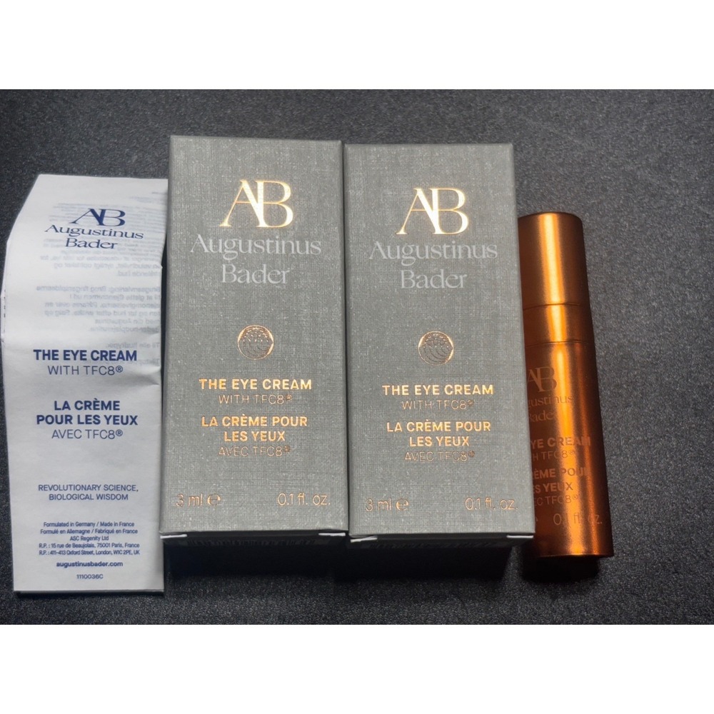 2 x Luxury Eye Cream (Augustinus*Bader) The Eye Cream 3ml Travel Size New Sealed